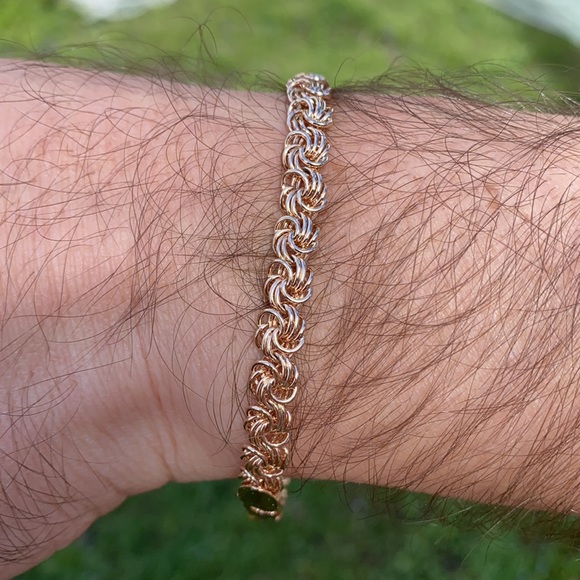 💎Chain-BRACELET Gold  Plated 8.5'' - Picture 11 of 11